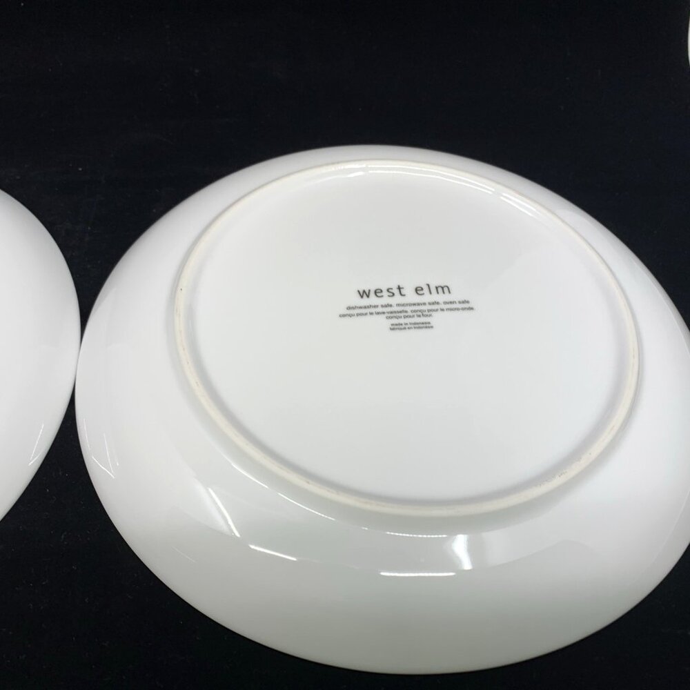 2 West Elm Organic Owl in a Tree Plates by Rachel Kozolowski 8 5/8" Retired - Picture 7 of 8